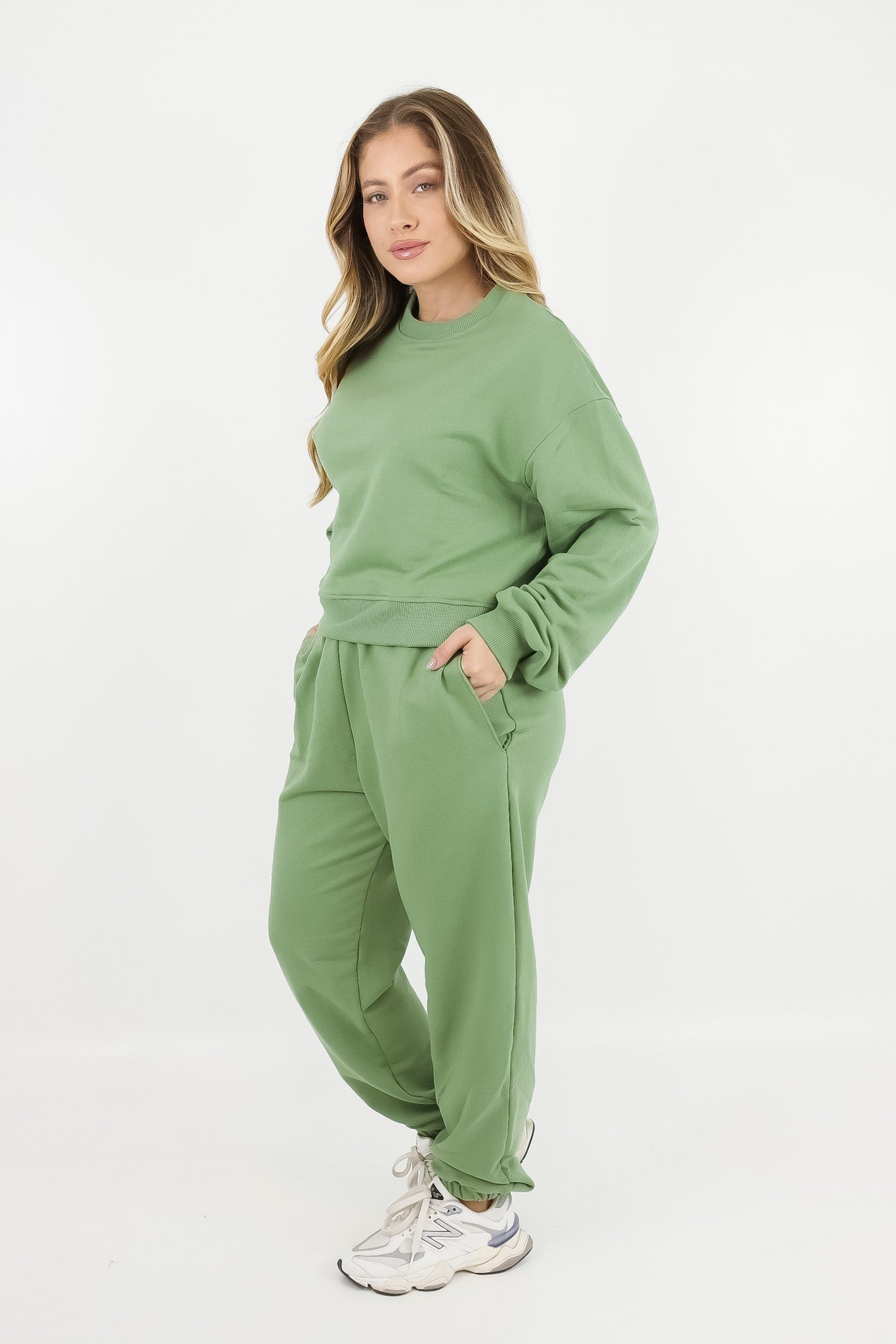 MOLETOM CHICAGO - VERDE | Ref: 1638 - Fina Forma Fitness
