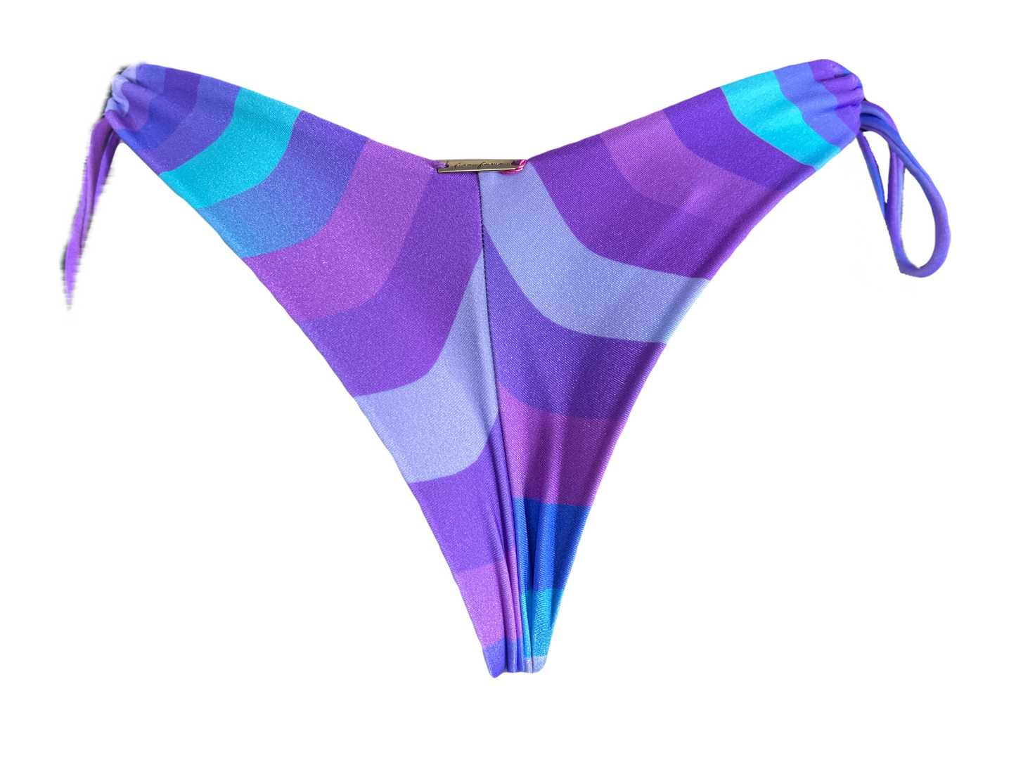 Calcinha Malu Essência - LISTRADO ROXO - Fina Forma Fitness