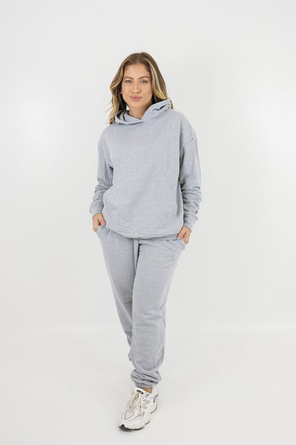 MOLETOM CHICAGO CAPUZ - CINZA | Ref: 1638 - Fina Forma Fitness