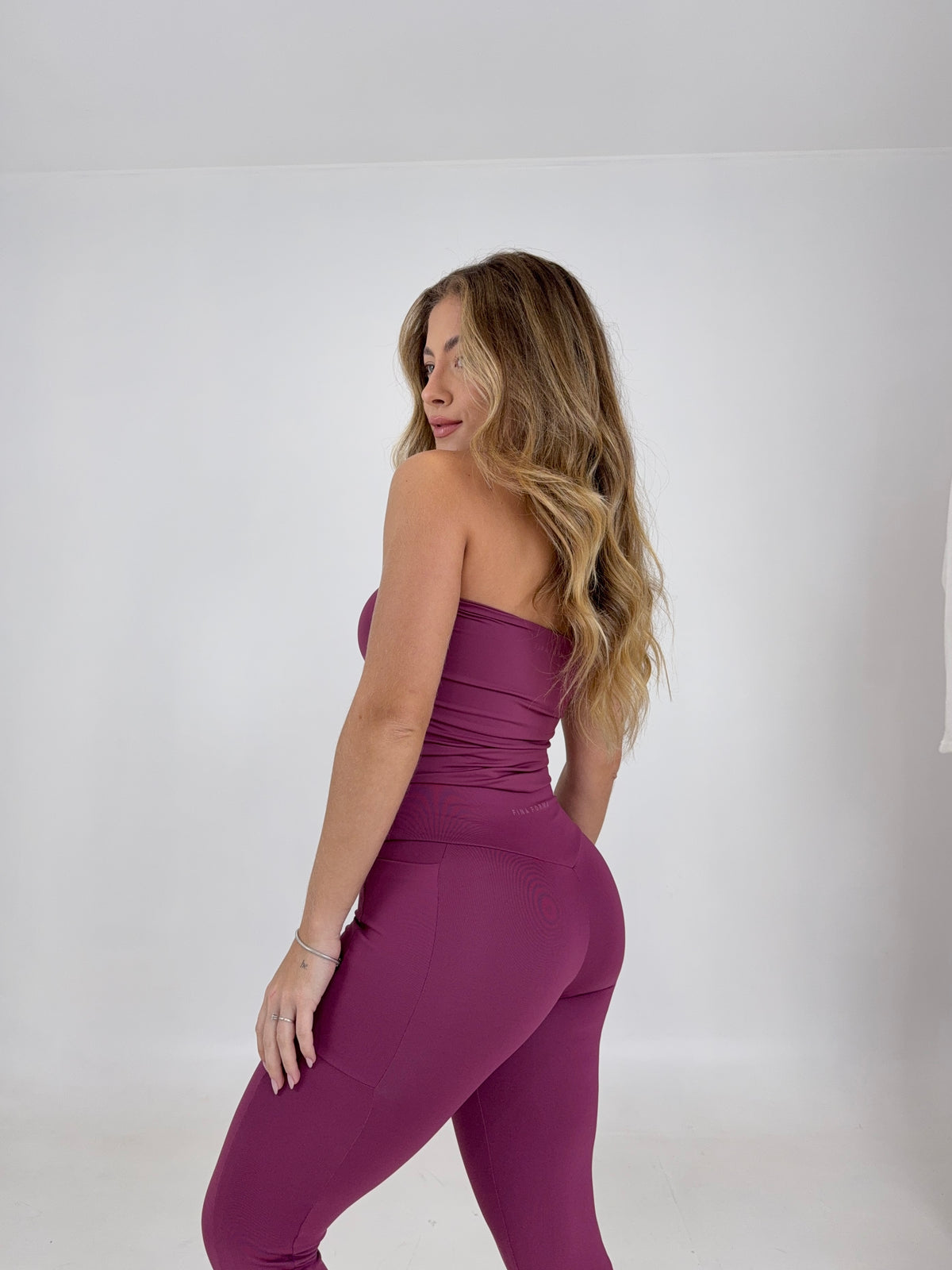 BLUSA TOMARA QUE CAIA AURA - ROSÉ - Fina Forma Fitness