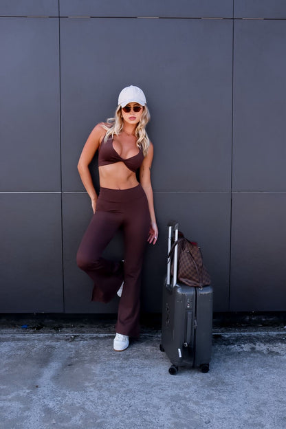 LEGGING RITMO FLARE - BORDÔ | Ref: 1862