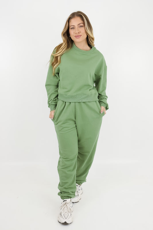MOLETOM CHICAGO - VERDE | Ref: 1638 - Fina Forma Fitness