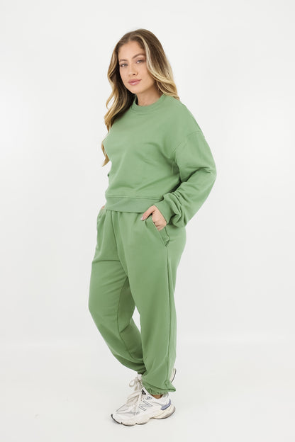 MOLETOM CHICAGO - VERDE | Ref: 1638 - Fina Forma Fitness