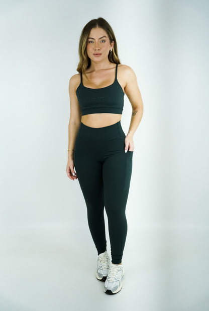 LEGGING COM BOLSO - CINZA CHUMBO