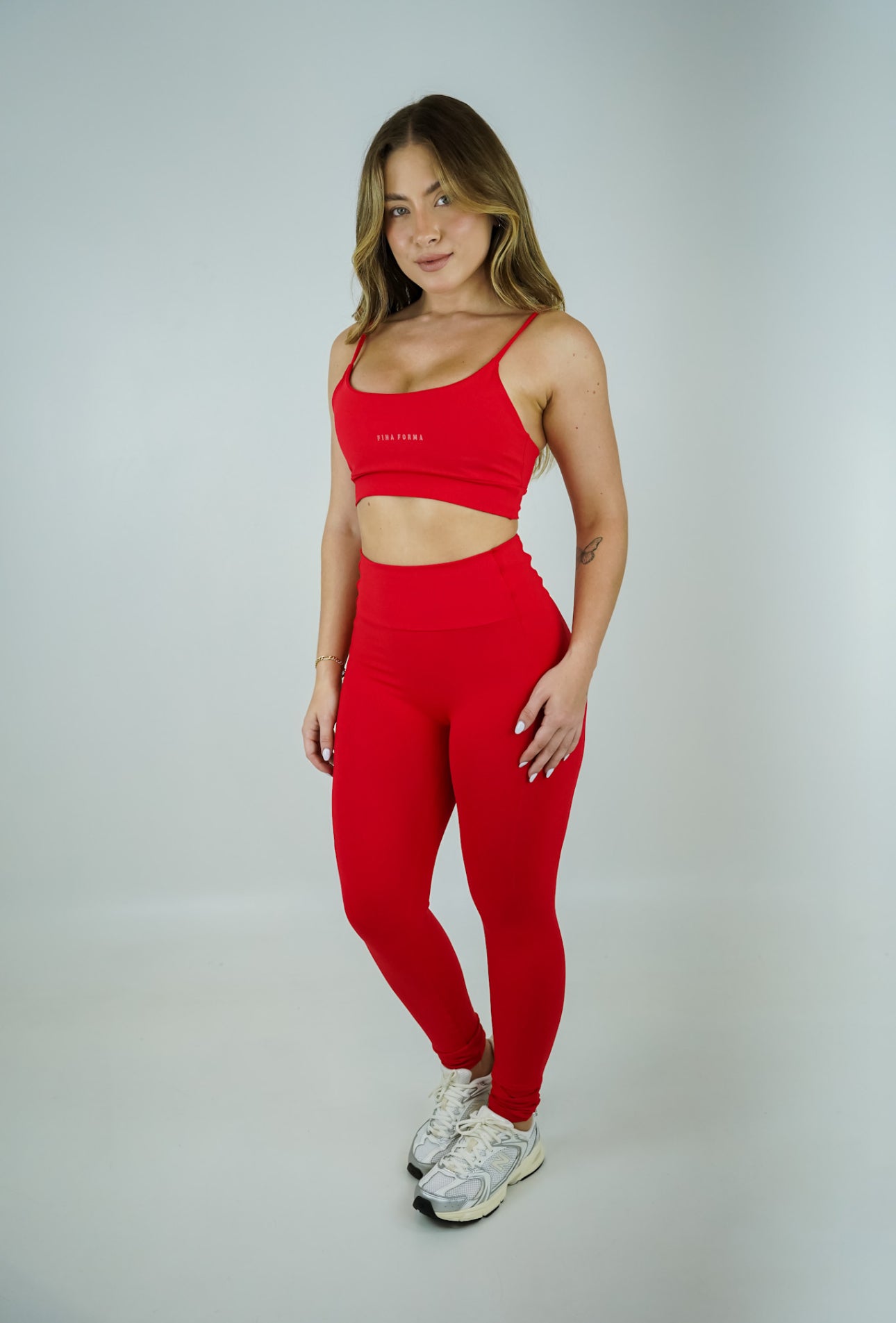 LEGGING RETA BÁSICA - VERMELHO