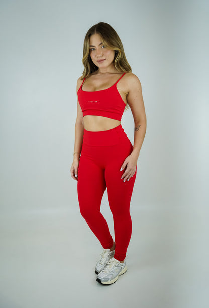 LEGGING RETA BÁSICA - VERMELHO
