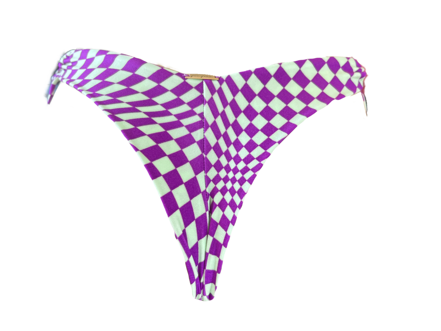 Calcinha Malu Essência - QUADRICULADO ROXO