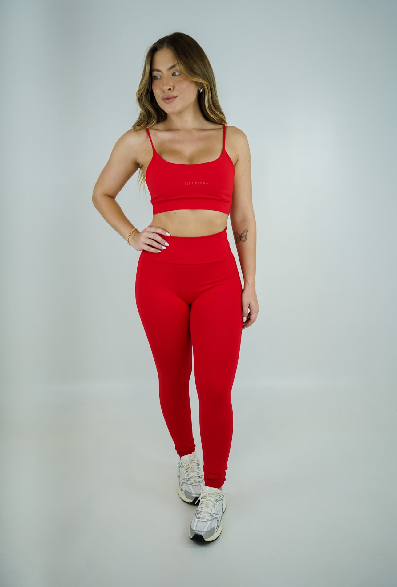 LEGGING RETA BÁSICA - VERMELHO