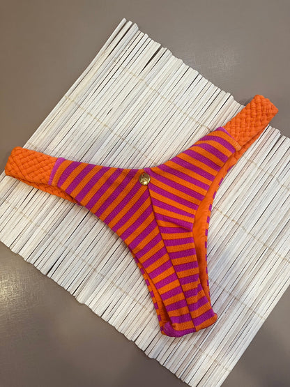 Calcinha Luna Encanto - LISTRADO LARANJA