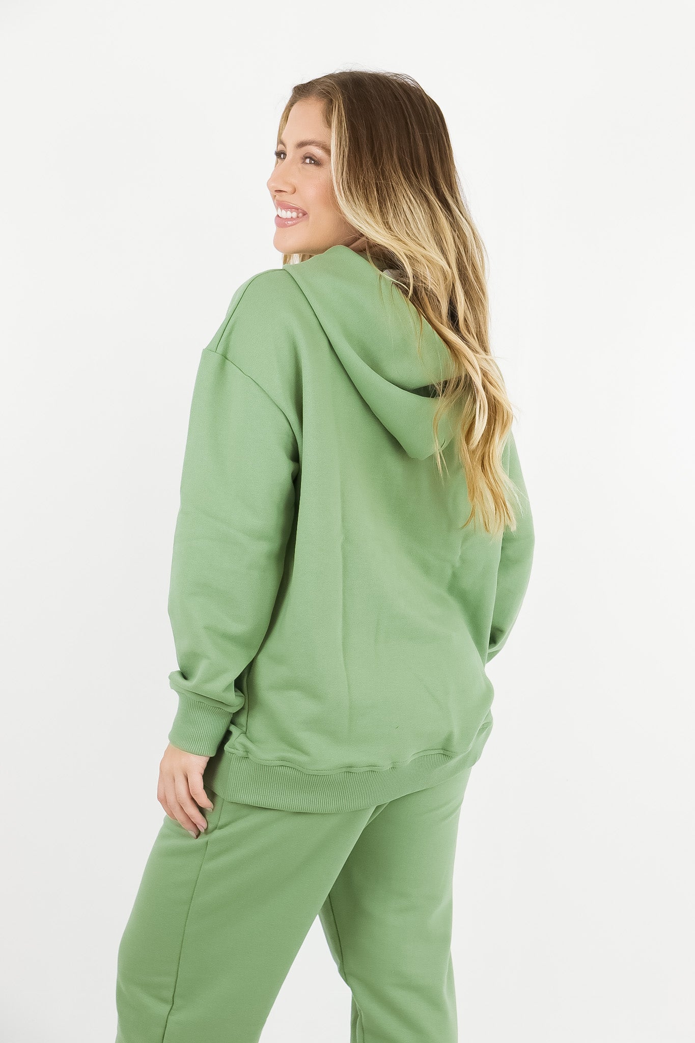 MOLETOM CHICAGO CAPUZ - VERDE | Ref: 1638 - Fina Forma Fitness