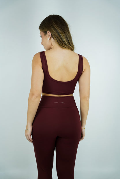 LEGGING ADIDAS - BORDÔ