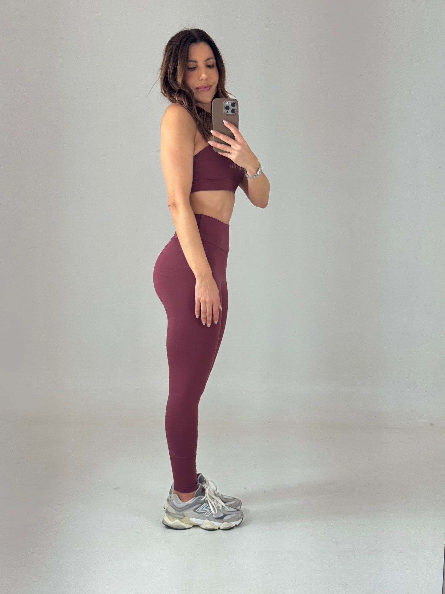 LEGGING RETA BÁSICA - BORDÔ