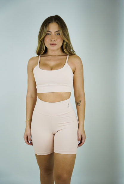 BERMUDA BÁSICA  - NUDE ROSADO