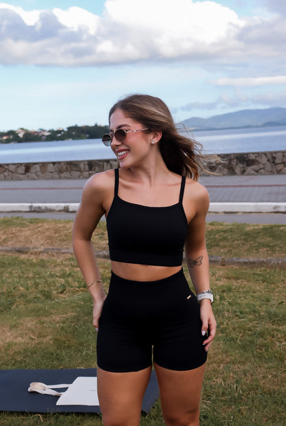 BERMUDA SEM COSTURA - PRETO