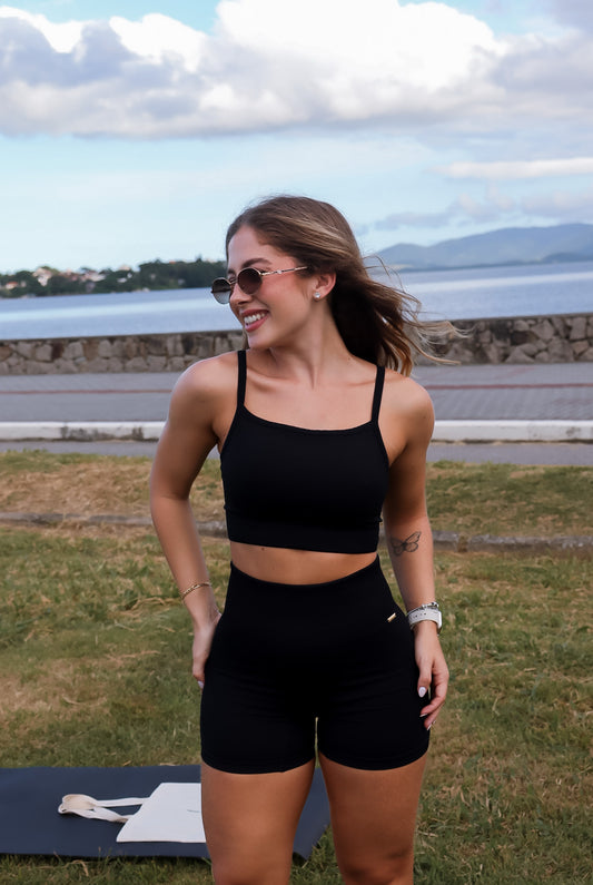 BERMUDA SEM COSTURA - PRETO