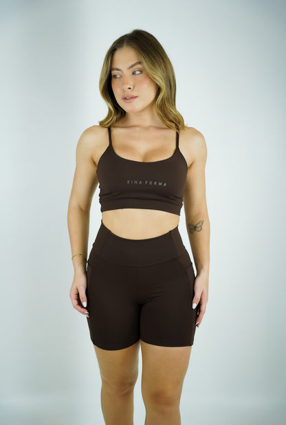 TOP BÁSICO - MARROM FORTE