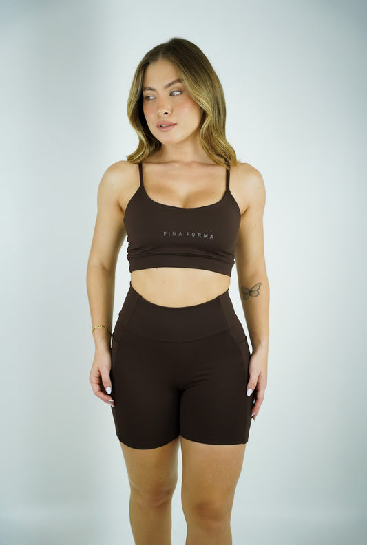 TOP BÁSICO - MARROM FORTE