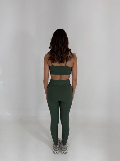 LEGGING RETA BÁSICA - VERDE OLIVA