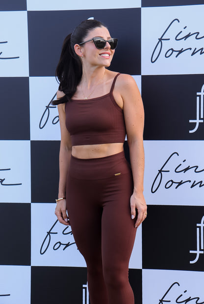 LEGGING SEM COSTURA - MARROM