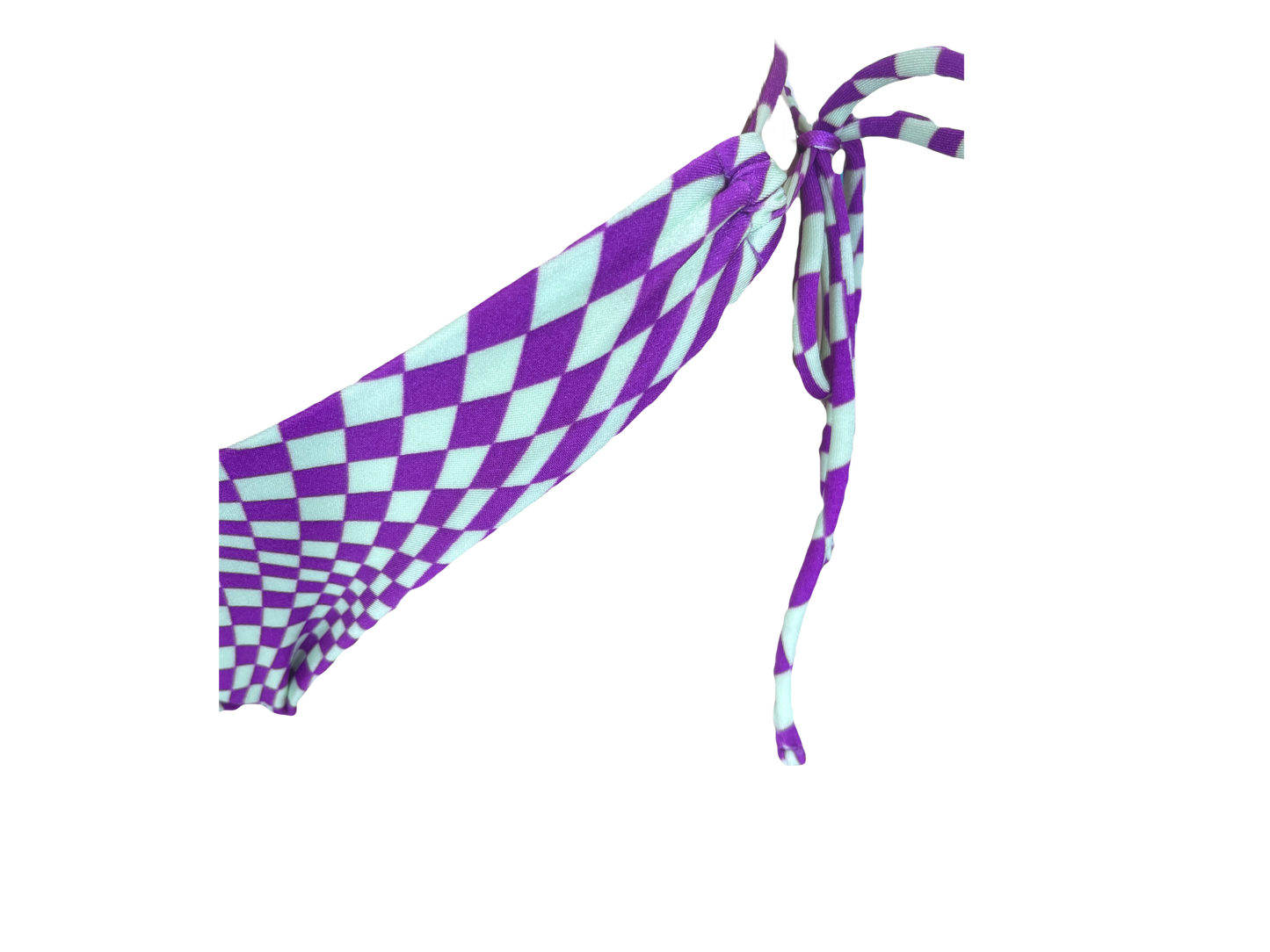 Calcinha Malu Essência - QUADRICULADO ROXO