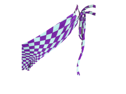 Calcinha Malu Essência - QUADRICULADO ROXO