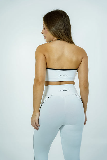 TOP BRILHO DO SOL - BRANCO - Fina Forma Fitness