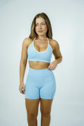 TOP BRILHO DO SOL - CANDY AZUL - Fina Forma Fitness