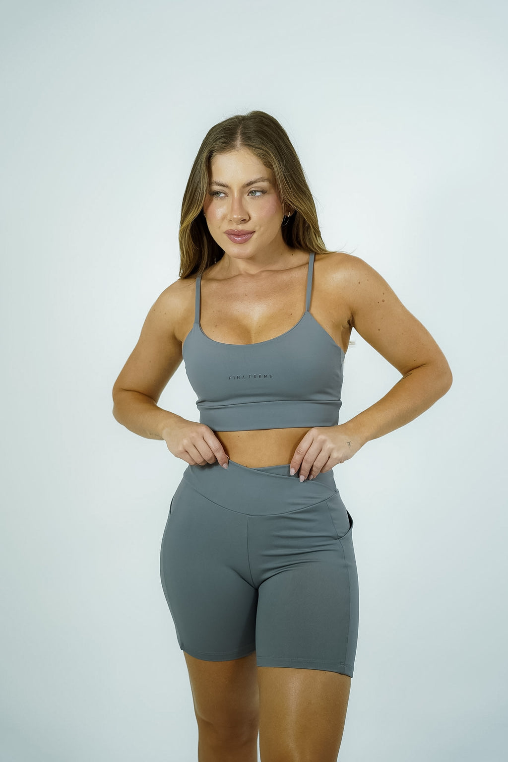 BERMUDA COM BOLSO - Fina Forma Fitness