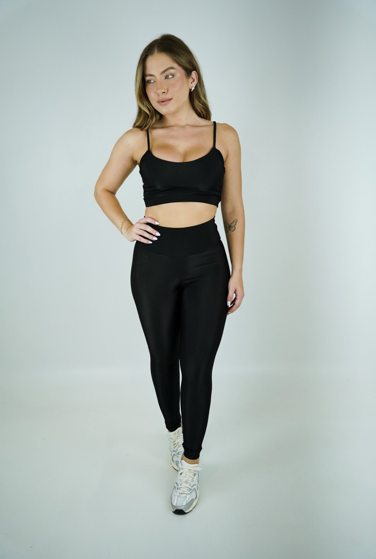 LEGGING CANELADA - PRETO