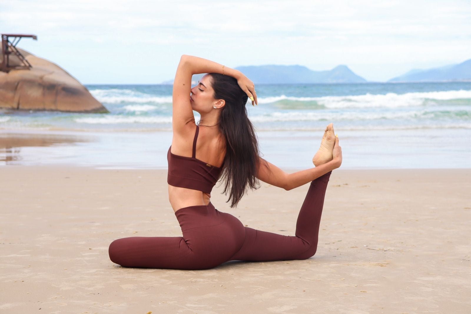 TOP RAIZ - MARROM | Ref: 1906 - Fina Forma Fitness