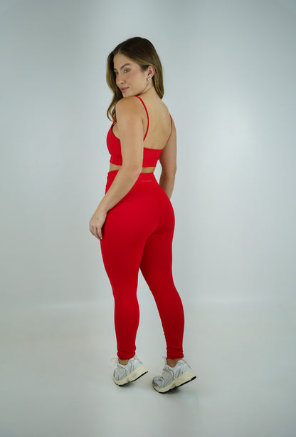 LEGGING RETA BÁSICA - VERMELHO