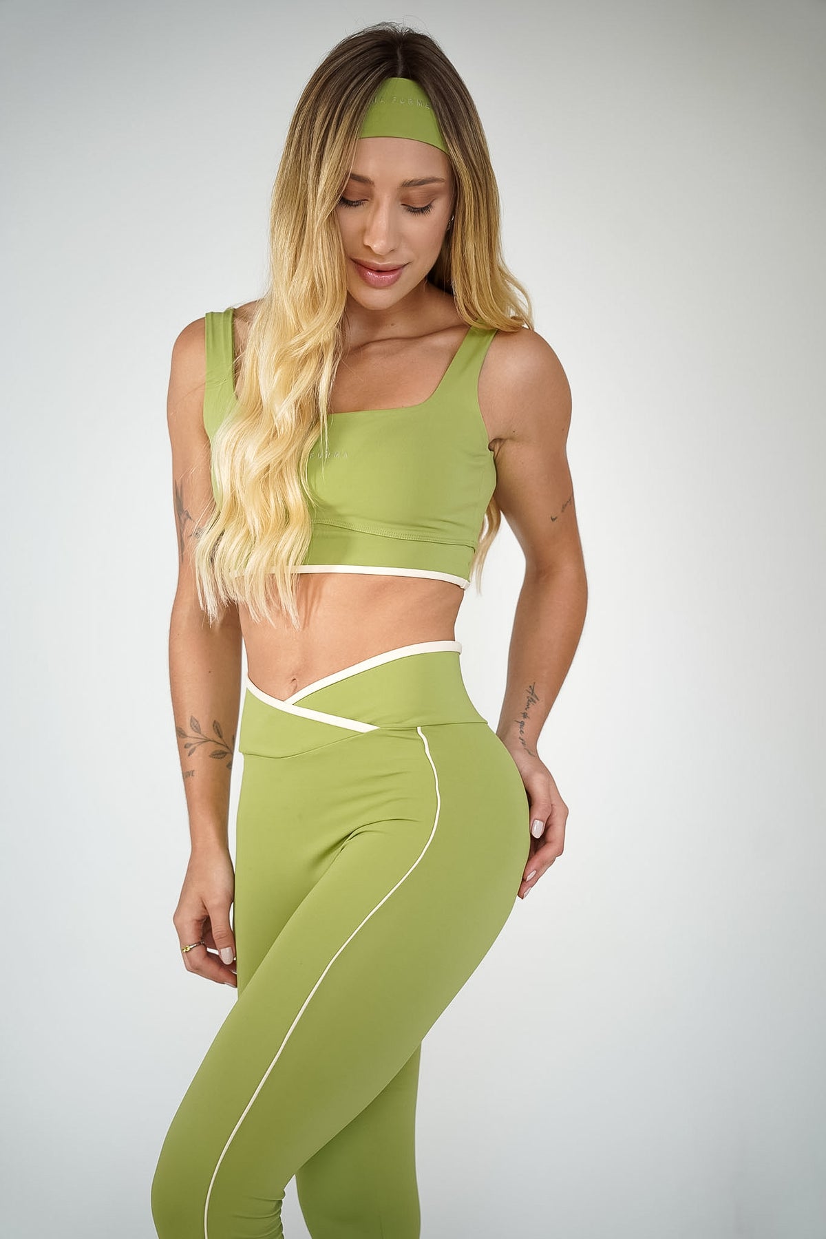 Legging Flora Capim Limão — Fresh Collection