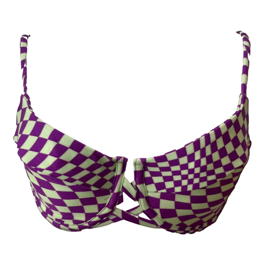 Top Sea Essência - QUADRICULADO ROXO